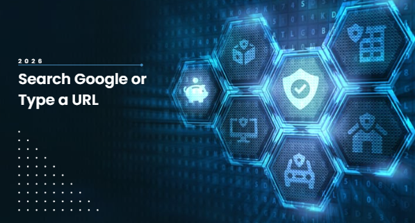 search google or type a url