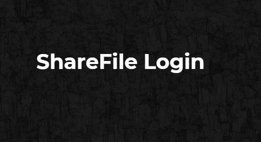Sharefile Login