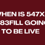 When is 547x- lp83fill going to be live