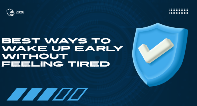 Best ways to wake up early without feeling tired