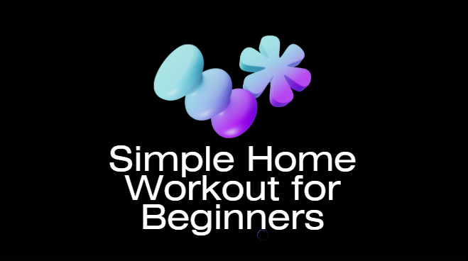 Simple home workout for beginners