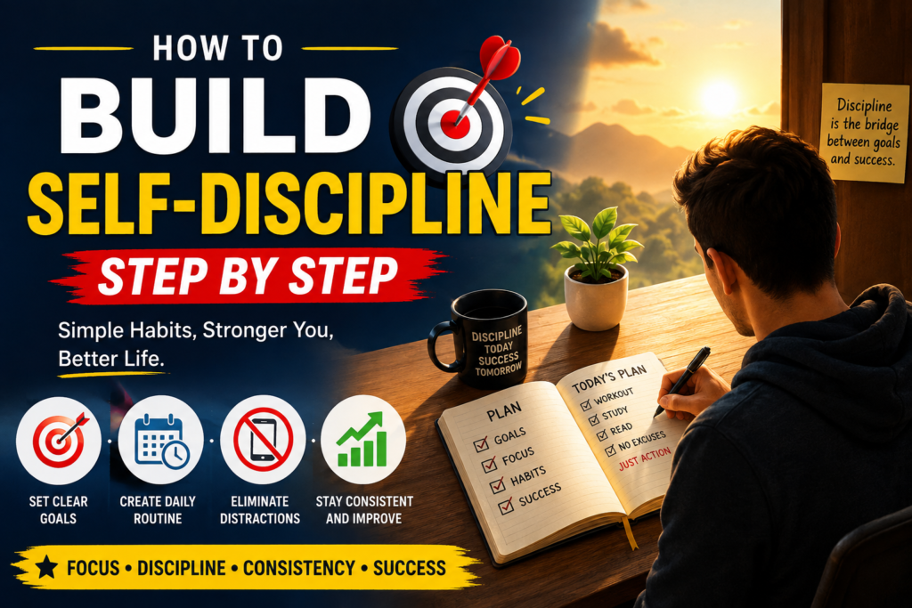 how to build self discipline step by step
